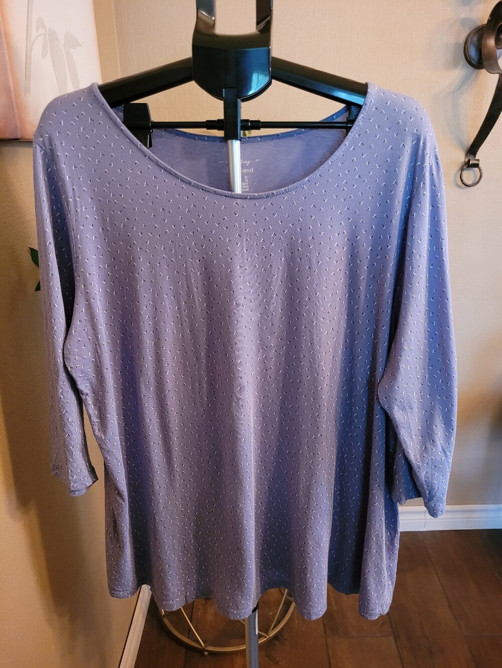 Penningtons Relaxed Scoop Neck Women’s 3/4 Sleeve Tunic